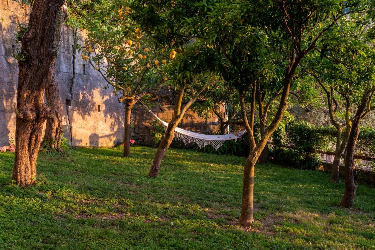 Villa Carolina Sorrento Private Heated Pool And Sea View Exteriör bild
