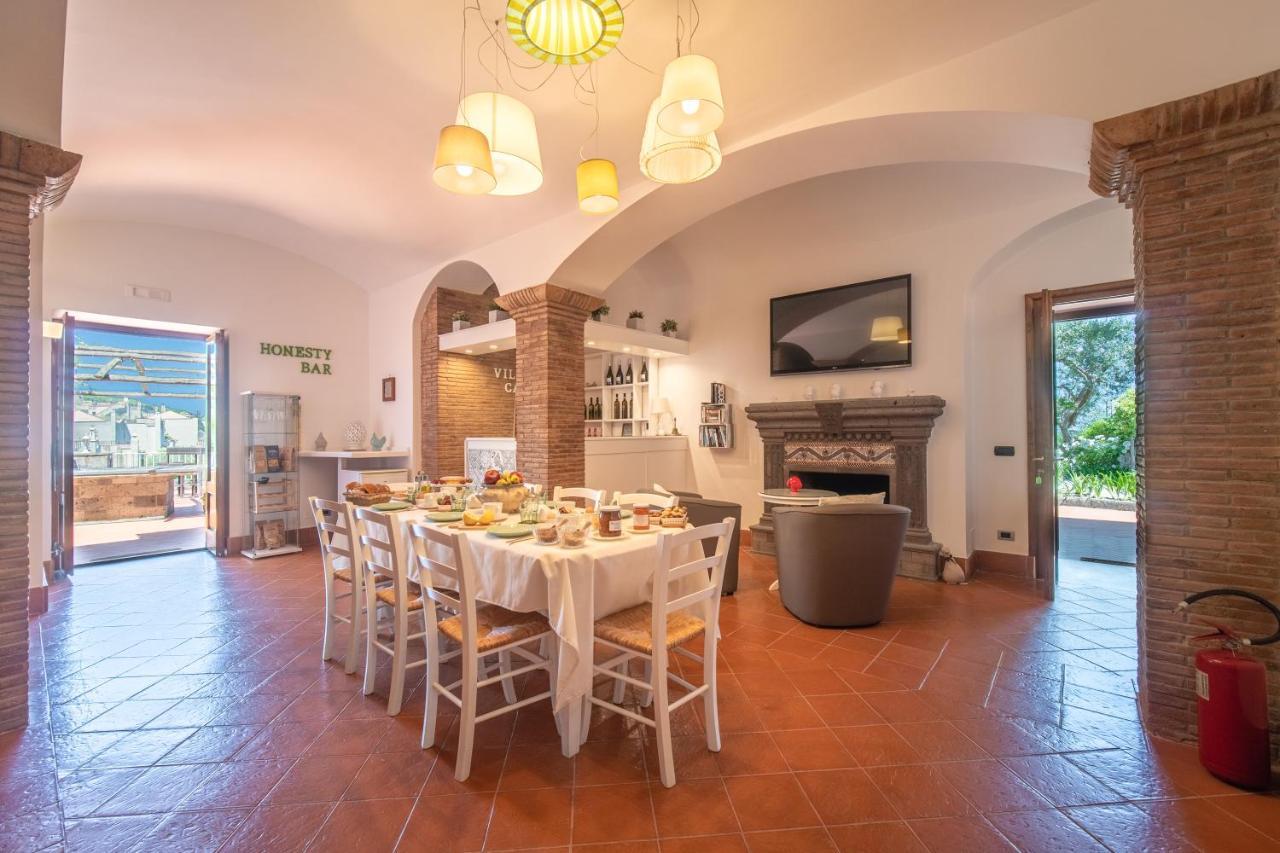 Villa Carolina Sorrento Private Heated Pool And Sea View Exteriör bild
