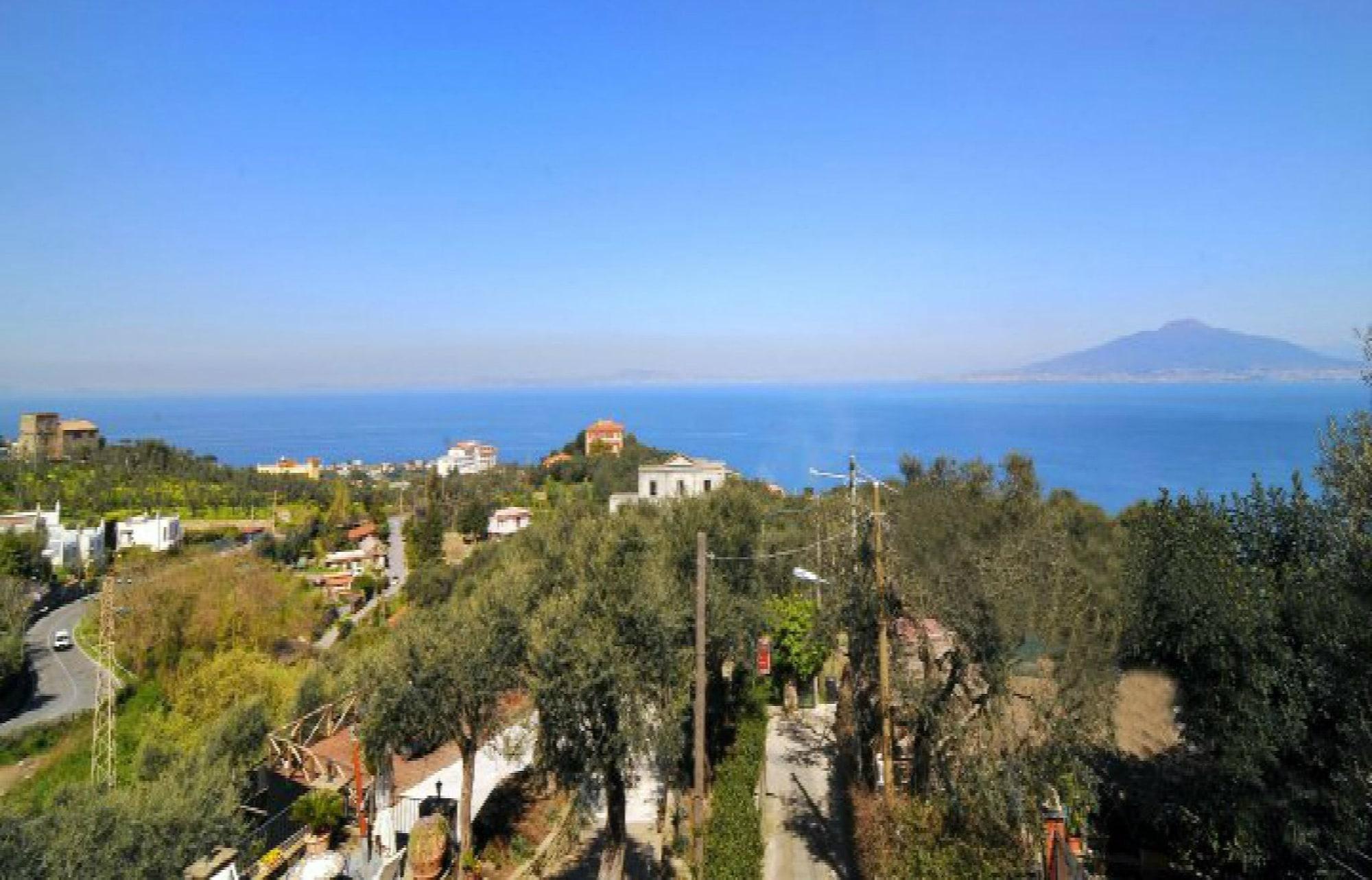 Villa Carolina Sorrento Private Heated Pool And Sea View Exteriör bild