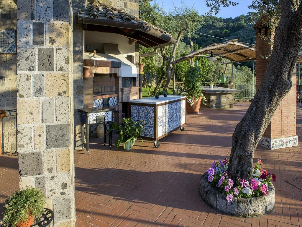 Villa Carolina Sorrento Private Heated Pool And Sea View Exteriör bild