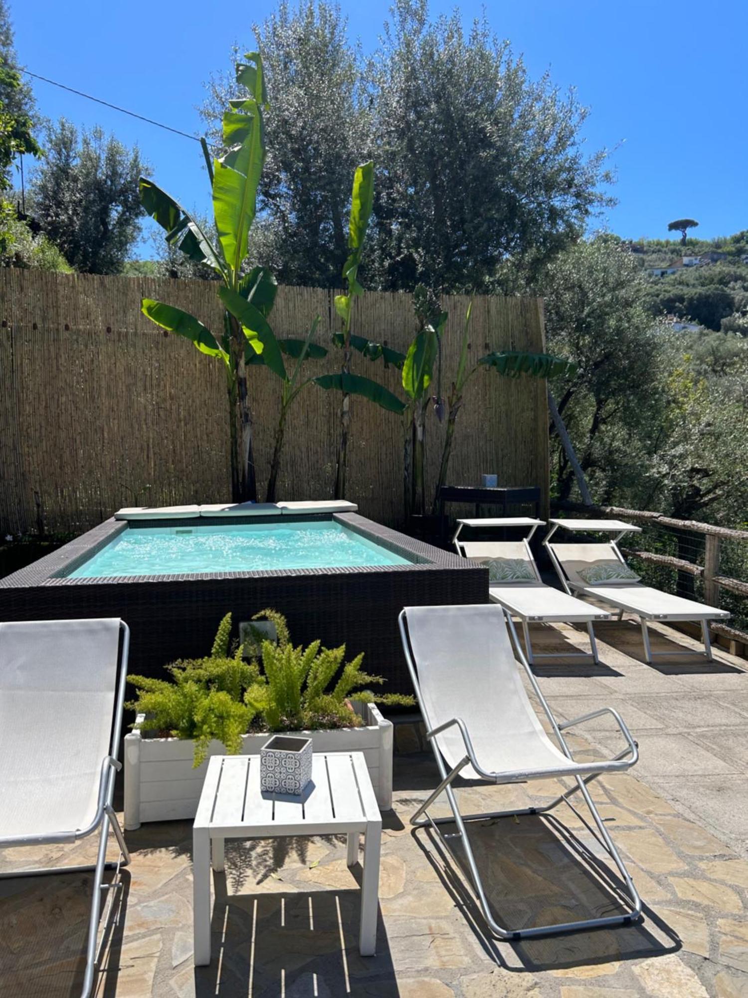 Villa Carolina Sorrento Private Heated Pool And Sea View Exteriör bild