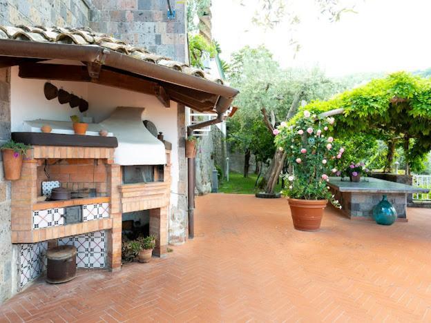 Villa Carolina Sorrento Private Heated Pool And Sea View Exteriör bild