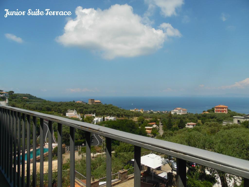 Villa Carolina Sorrento Private Heated Pool And Sea View Rum bild
