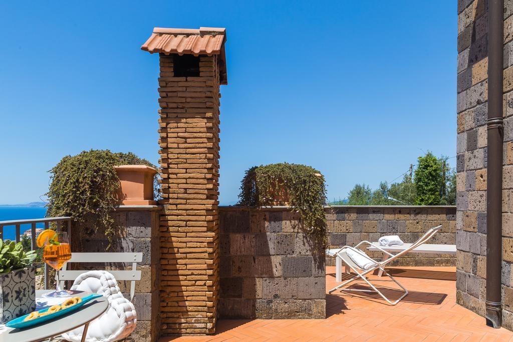 Villa Carolina Sorrento Private Heated Pool And Sea View Exteriör bild