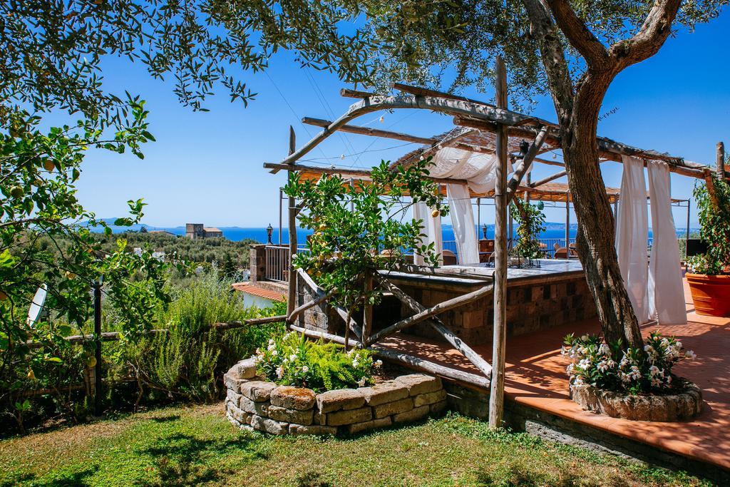 Villa Carolina Sorrento Private Heated Pool And Sea View Exteriör bild
